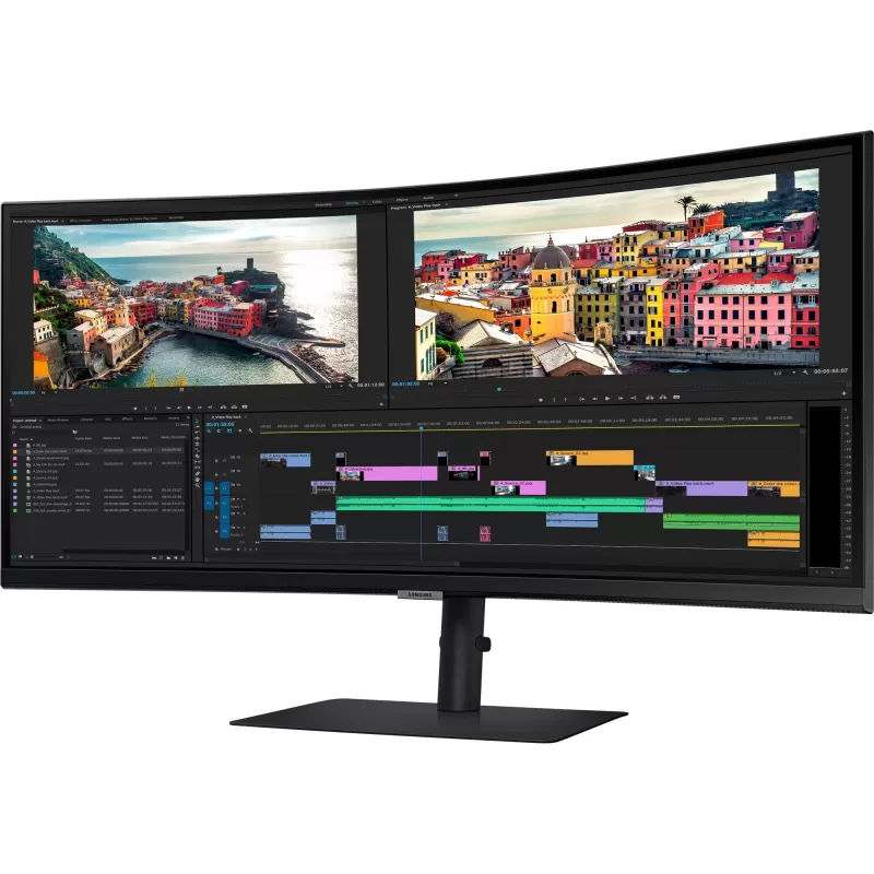 מסך גיימינג Samsung 34" S34A650UBU WQHD 100Hz VA USB-C PD90W S34A650UBU קעור - יבואן מקביל
