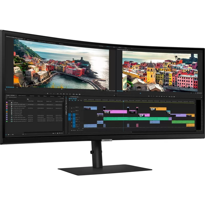 מסך גיימינג Samsung 34" S34A650UBU WQHD 100Hz VA USB-C PD90W S34A650UBU קעור - יבואן מקביל