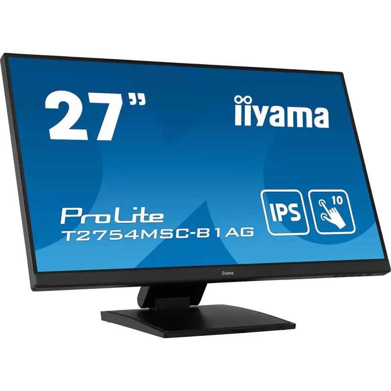 Computer Monitor IIYAMA ProLite T2754MSC-B1AG T2754MSC-B1AG 27" 60Hz FHD IPS Color:black