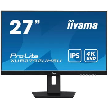 מסך מחשב IIYAMA ProLite XUB2792UHSU-B5 XUB2792UHSU-B5 27" 60Hz 4K, UHD IPS צבע שחור