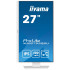 מסך גיימינג IIYAMA ProLite XUB2792QSU-W6 27" 100Hz 2.5K, QHD IPS צבע לבן