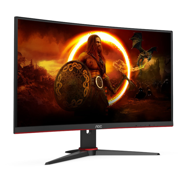 Computer Monitor AOC C27G2E-BK 27" VA FHD 165Hz 1ms 1500R FullHD - parallel importer