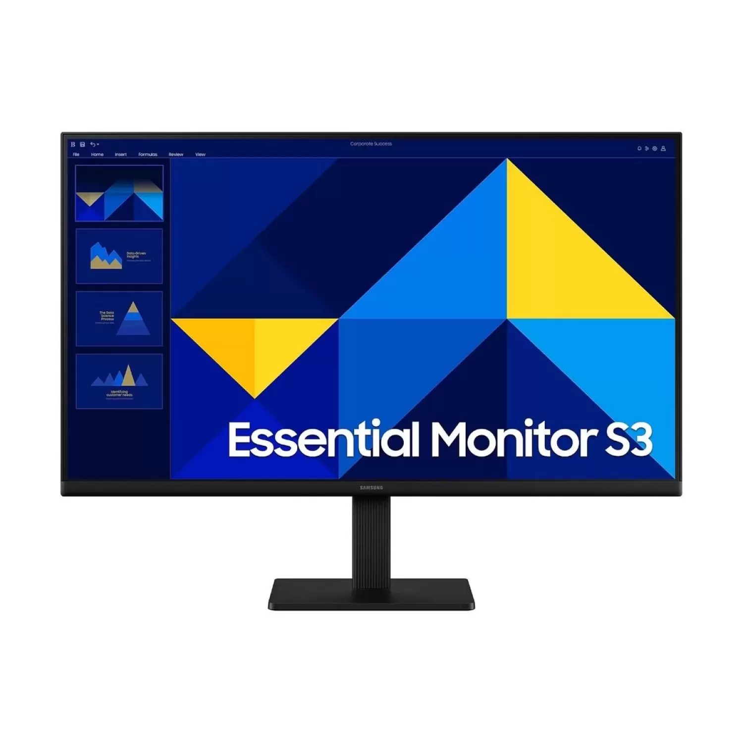 Computer Monitor Samsung S27D300GAM 27" FHD IPS Color:black - official importer