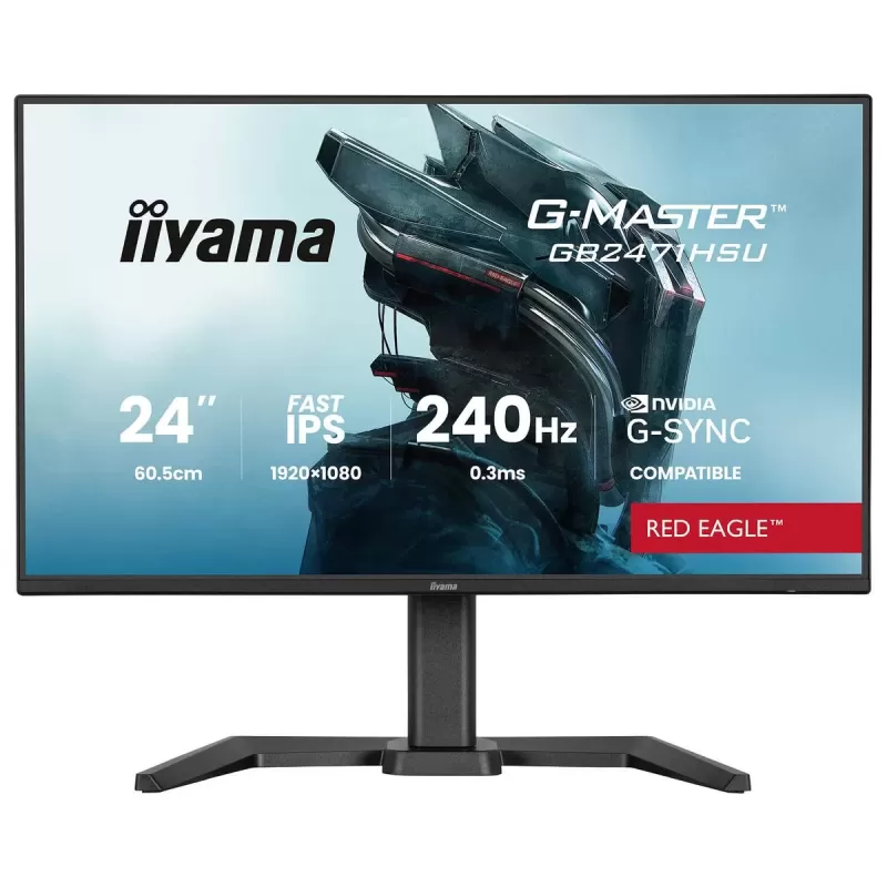 Gaming computer monitor IIYAMA G-Master GB2471HSU-B1 23.8" 240Hz FHD IPS Color:black Gaming computer monitor IIYAMA G-Master GB2471HSU-B1 23.8" 240Hz FHD IPS Color:black
