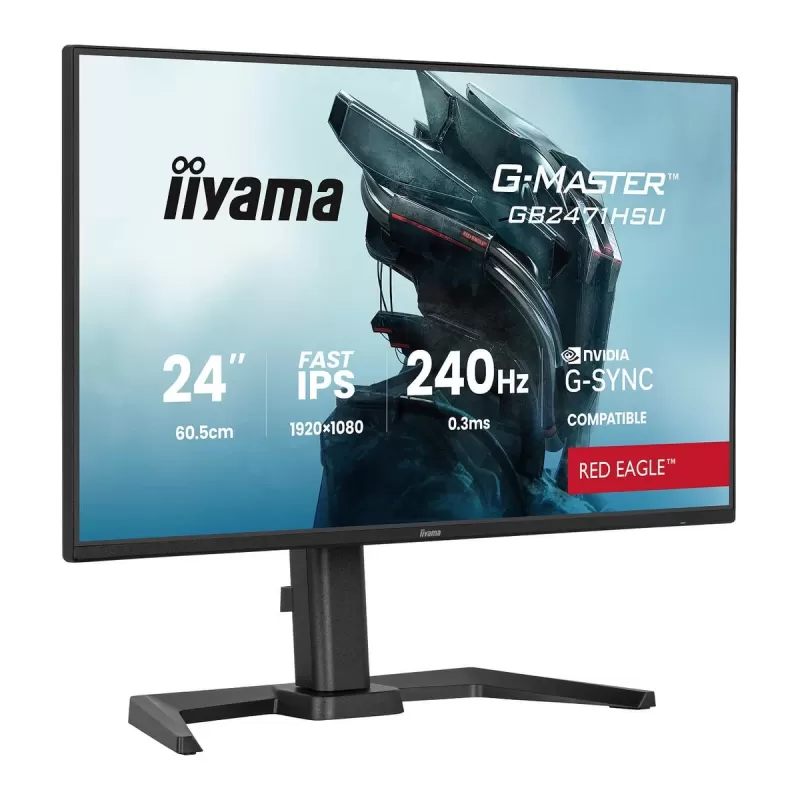 Gaming computer monitor IIYAMA G-Master GB2471HSU-B1 23.8" 240Hz FHD IPS Color:black Gaming computer monitor IIYAMA G-Master GB2471HSU-B1 23.8" 240Hz FHD IPS Color:black