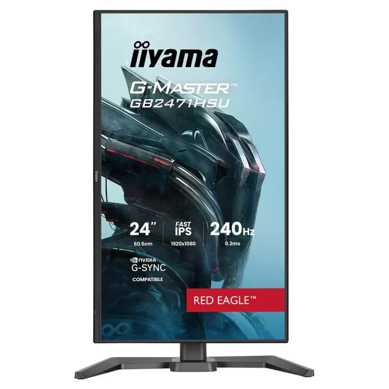Gaming computer monitor IIYAMA G-Master GB2471HSU-B1 23.8" 240Hz FHD IPS Color:black Gaming computer monitor IIYAMA G-Master GB2471HSU-B1 23.8" 240Hz FHD IPS Color:black