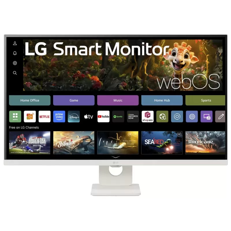 Монитор для ПК LG Smart 32SR73U-W 31.5" 60Hz 4K, UHD VA Цвет:белый - параллельный импортер