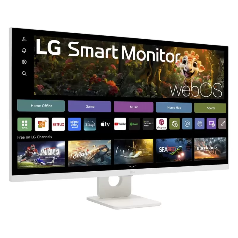 Монитор для ПК LG Smart 32SR73U-W 31.5" 60Hz 4K, UHD VA Цвет:белый - параллельный импортер
