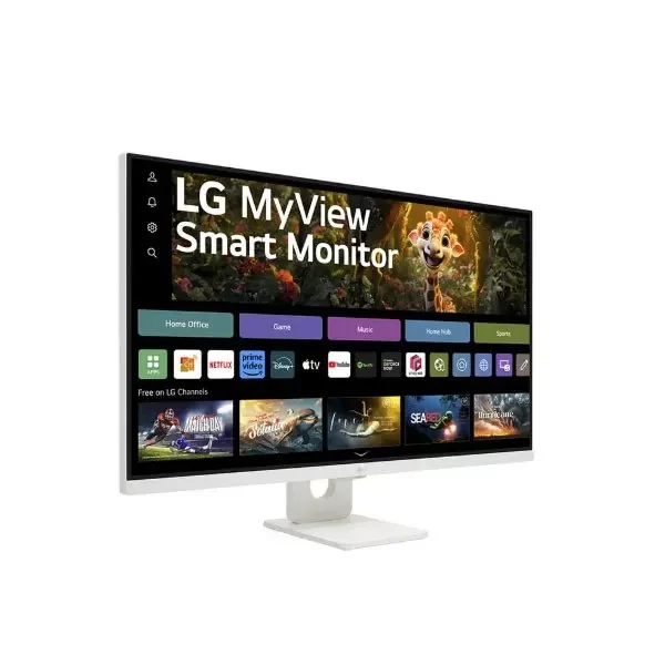 Монитор для ПК LG Smart 32SR73U-W 31.5" 60Hz 4K, UHD VA Цвет:белый - параллельный импортер