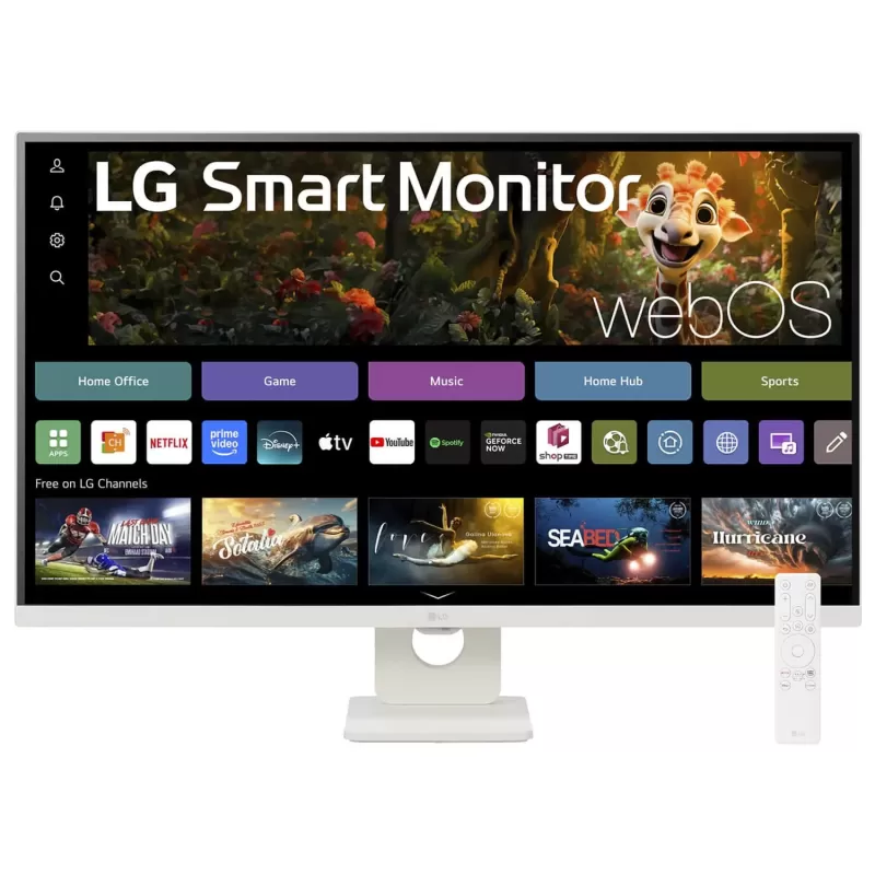 Монитор для ПК LG Smart 32SR73U-W 31.5" 60Hz 4K, UHD VA Цвет:белый - параллельный импортер