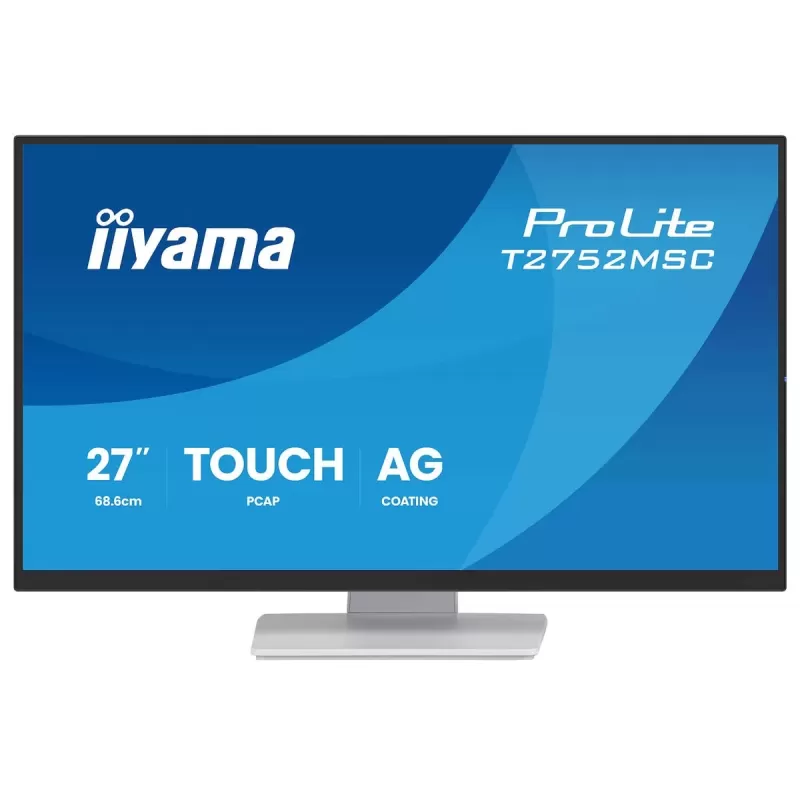 Монитор для ПК IIYAMA ProLite PCAP 10pt Touch T2752MSC-W1AG 27" FHD IPS Цвет:белый