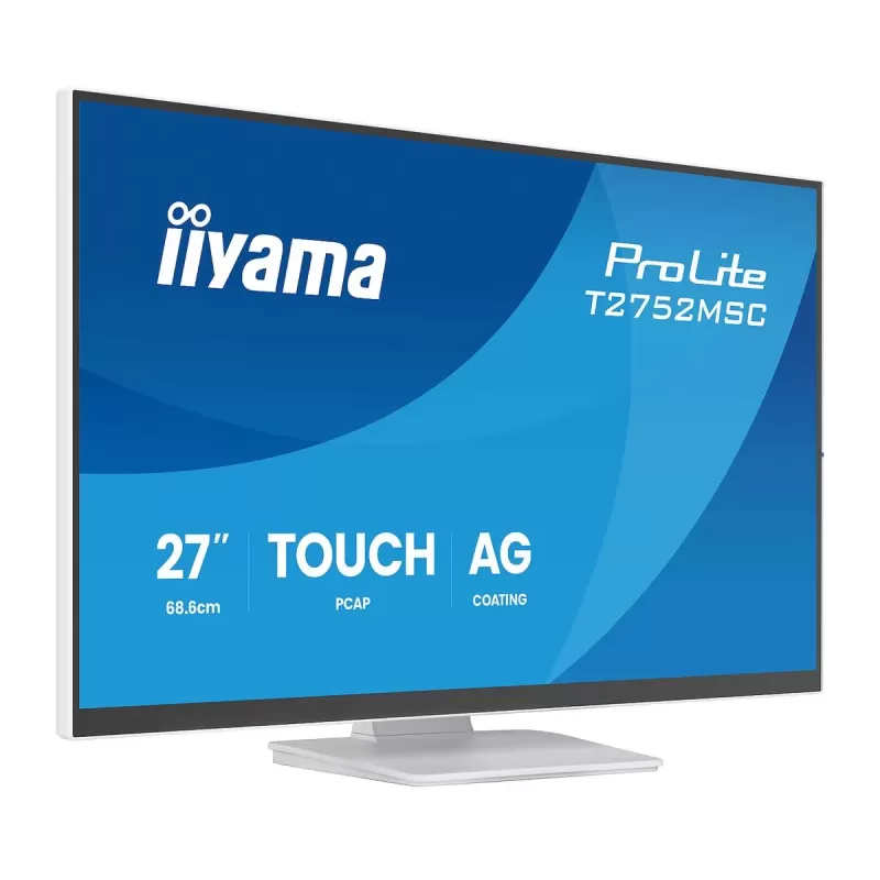 Монитор для ПК IIYAMA ProLite PCAP 10pt Touch T2752MSC-W1AG 27" FHD IPS Цвет:белый