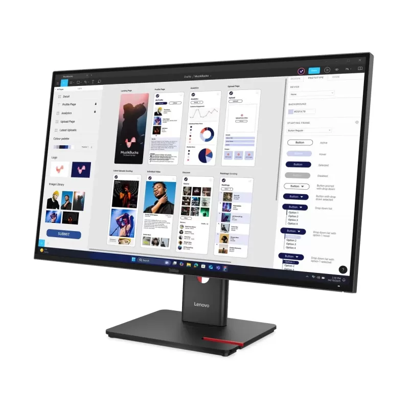 מסך מחשב Lenovo ThinkVision T32UD-40 64B0GAT1IS 31.5" IPS מסך מחשב Lenovo ThinkVision T32UD-40 64B0GAT1IS 31.5" IPS