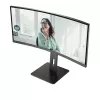 Computer Monitor AOC 34" QHD 100Hz 4ms USB-C DP65W VA Curved Monitor CU34P3CV