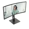 Computer Monitor AOC 34" QHD 100Hz 4ms USB-C DP65W VA Curved Monitor CU34P3CV
