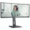 Computer Monitor AOC 34" QHD 100Hz 4ms USB-C DP65W VA Curved Monitor CU34P3CV