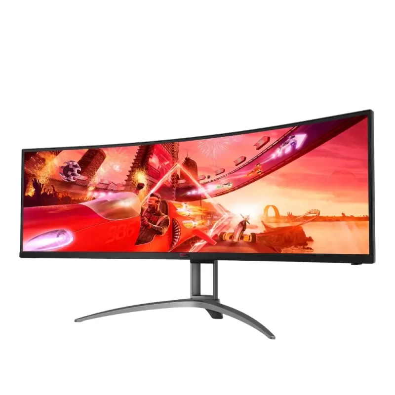 מסך מחשב קעור לגיימינג AOC AG493UCX2 49" Curved DQHD AG493UCX2 VA
