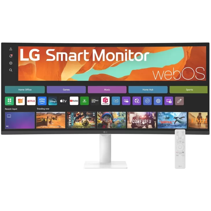 מסך מחשב LG Smart Monitor 34 WQHD Curved 34U601SA-W 34U601SA-W 34" VA - יבואן רשמי מסך מחשב LG Smart Monitor 34 WQHD Curved 34U601SA-W 34U601SA-W 34" VA - יבואן רשמי