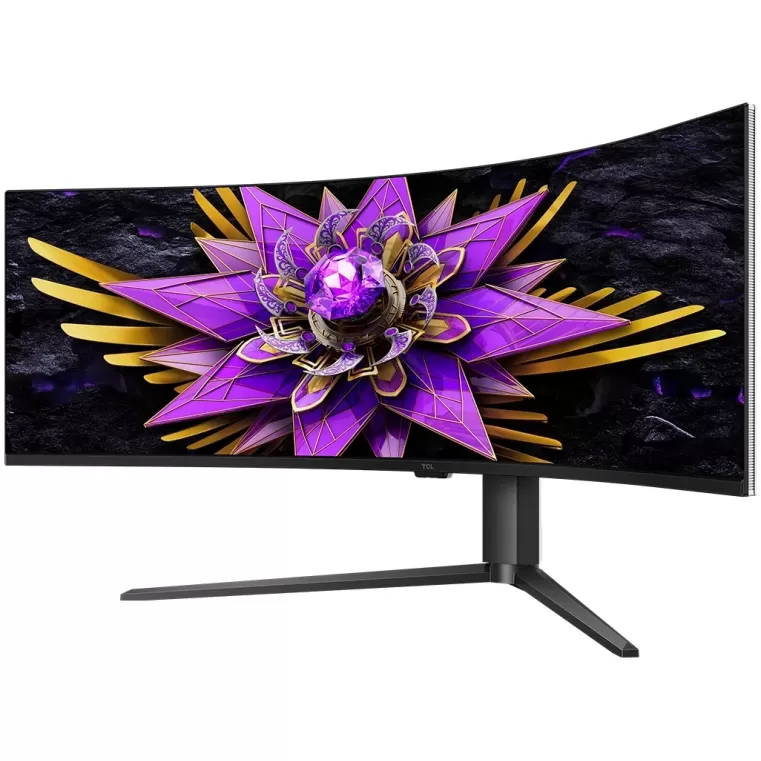 Gaming Monitor TCL 57R94 57" Dual UHD 120Hz QD-Mini LED Curved 57R94 VA Color:white