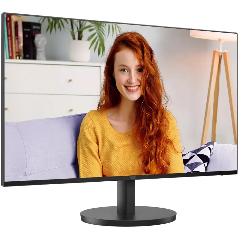 Computer Monitor AOC 24B3HA2 23.8" FHD IPS 100Hz 24B3HA2/01 Color:black Computer Monitor AOC 24B3HA2 23.8" FHD IPS 100Hz 24B3HA2/01 Color:black