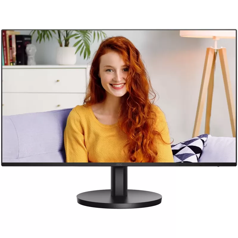 Computer Monitor AOC 24B3HA2 23.8" FHD IPS 100Hz 24B3HA2/01 Color:black Computer Monitor AOC 24B3HA2 23.8" FHD IPS 100Hz 24B3HA2/01 Color:black