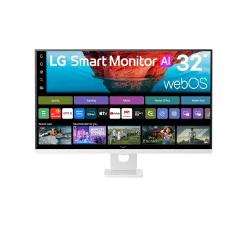 מסך מחשב LG U7s 31.5" 4K UHD webOS 32U721SB-W