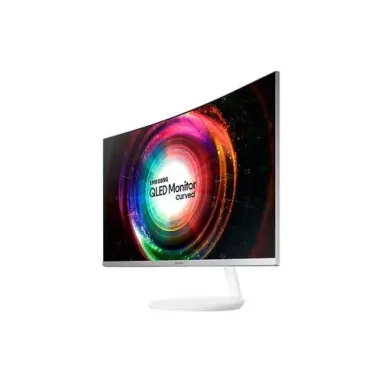מסך מחשב Samsung C32H711QEM קעור 31.5" WQHD, 2K VA צבע לבן - יבואן רשמי