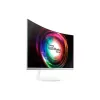 מסך מחשב Samsung C32H711QEM קעור 31.5" WQHD, 2K VA צבע לבן - יבואן רשמי