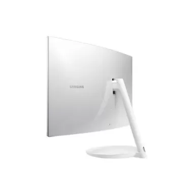 מסך מחשב Samsung C32H711QEM קעור 31.5" WQHD, 2K VA צבע לבן - יבואן רשמי