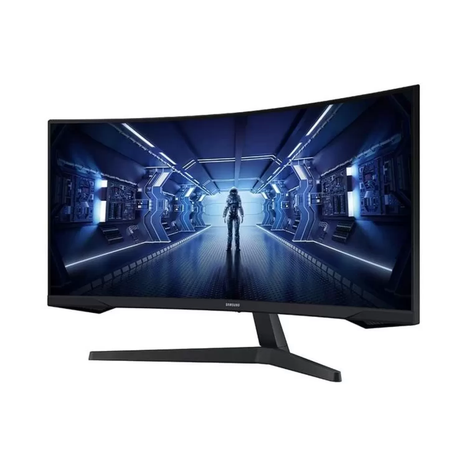 Gaming Monitor Samsung Odyssey G5 C34G55TWWM Curved 34" 165Hz UWQHD VA Color:black - official importer