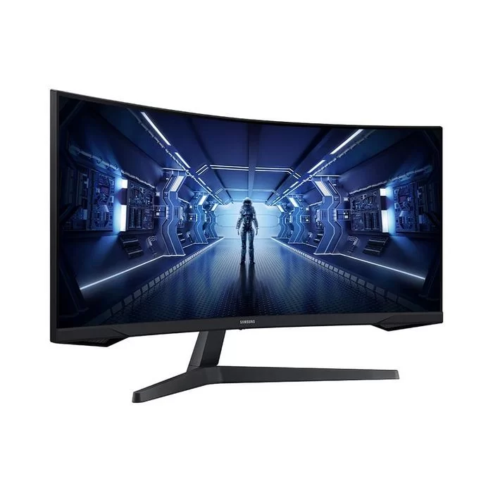 מסך גיימינג Samsung Odyssey G5 C34G55TWWM קעור 34" 165Hz UWQHD VA צבע שחור - יבואן רשמי