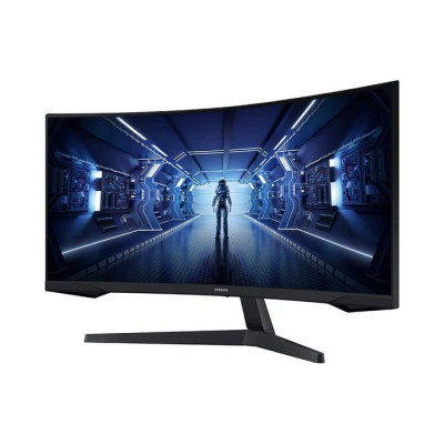 מסך גיימינג Samsung Odyssey G5 C34G55TWWM קעור 34" 165Hz UWQHD, 2K VA צבע שחור - יבואן רשמי מסך גיימינג Samsung Odyssey G5 C34G55TWWM קעור 34" 165Hz UWQHD, 2K VA צבע שחור - יבואן רשמי