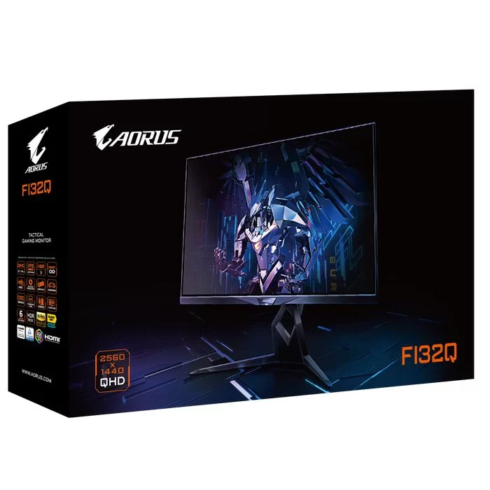 Gaming Monitor Gigabyte AORUS FI32Q 31.5" 170Hz WQHD, 2K SS