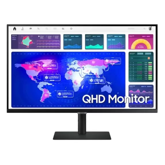 Computer Monitor Samsung S32A604NWM 31.5" 60Hz WQHD, 2K IPS Color:black - official importer
