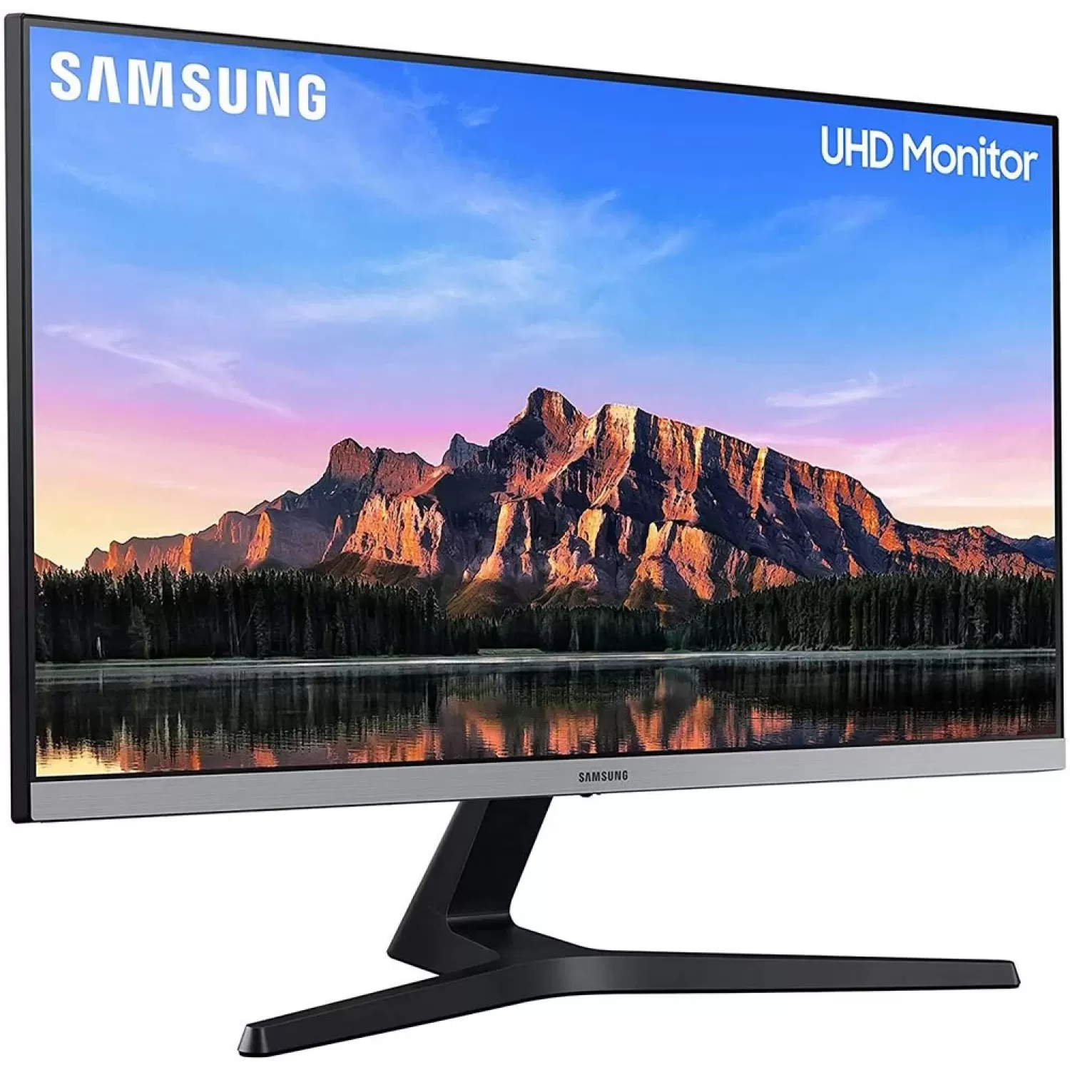Монитор для ПК Samsung U28R550UQR 28" 60Hz UHD, 4K IPS Цвет:темно-синий серый - официальный импортер