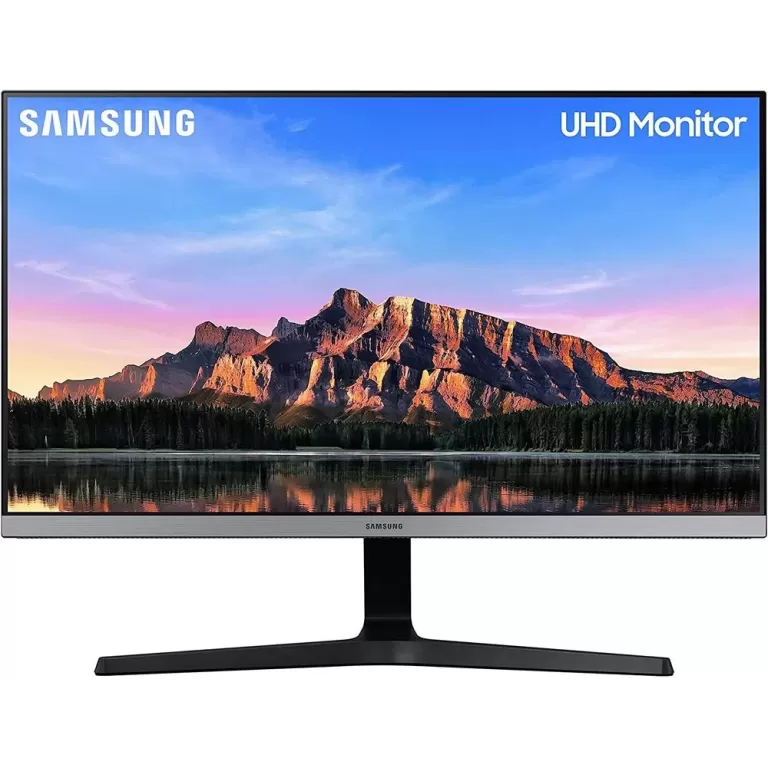 מסך מחשב Samsung U28R550UQR 28" 60Hz UHD, 4K IPS צבע אפור כחול כהה - יבואן רשמי