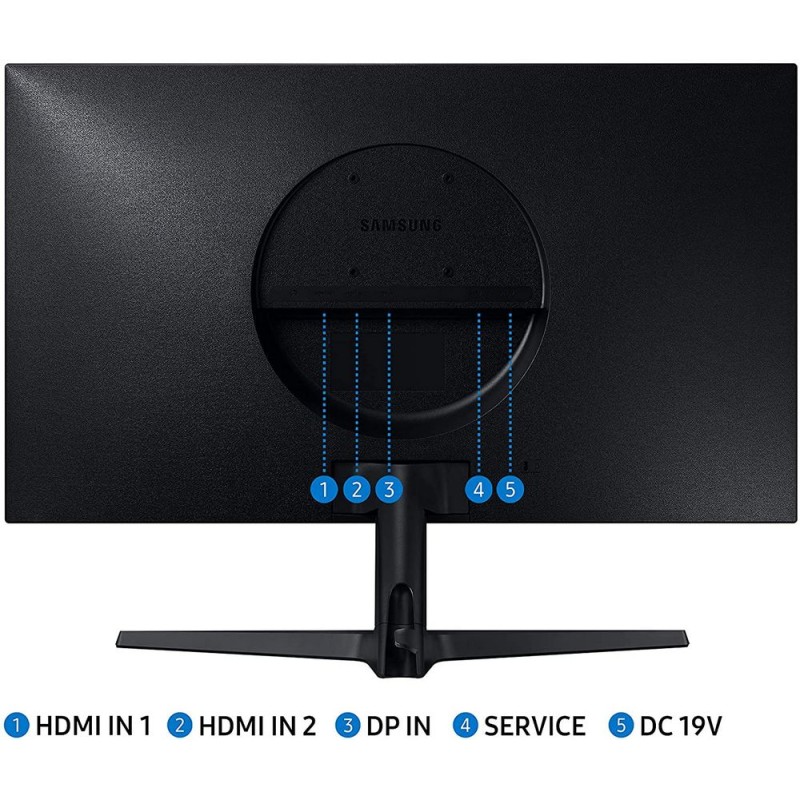 מסך מחשב Samsung U28R550UQR 28" 60Hz UHD, 4K IPS צבע אפור כחול כהה - יבואן רשמי