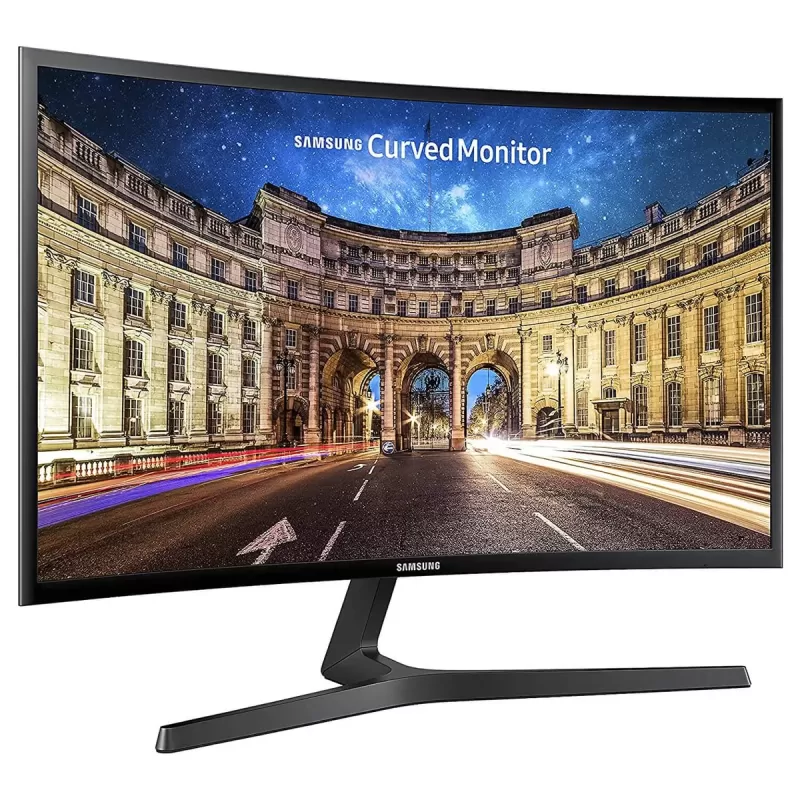 מסך מחשב Samsung C24F396FHR 24" VA FHD 60Hz 4ms 1800R C24F396FHR קעור 23.6" צבע - יבואן מקביל