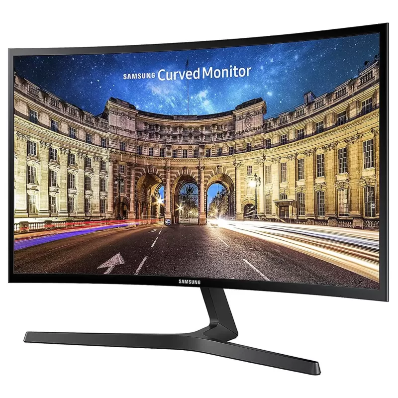 מסך מחשב Samsung C24F396FHR 24" VA FHD 60Hz 4ms 1800R C24F396FHR קעור 23.6" צבע - יבואן מקביל