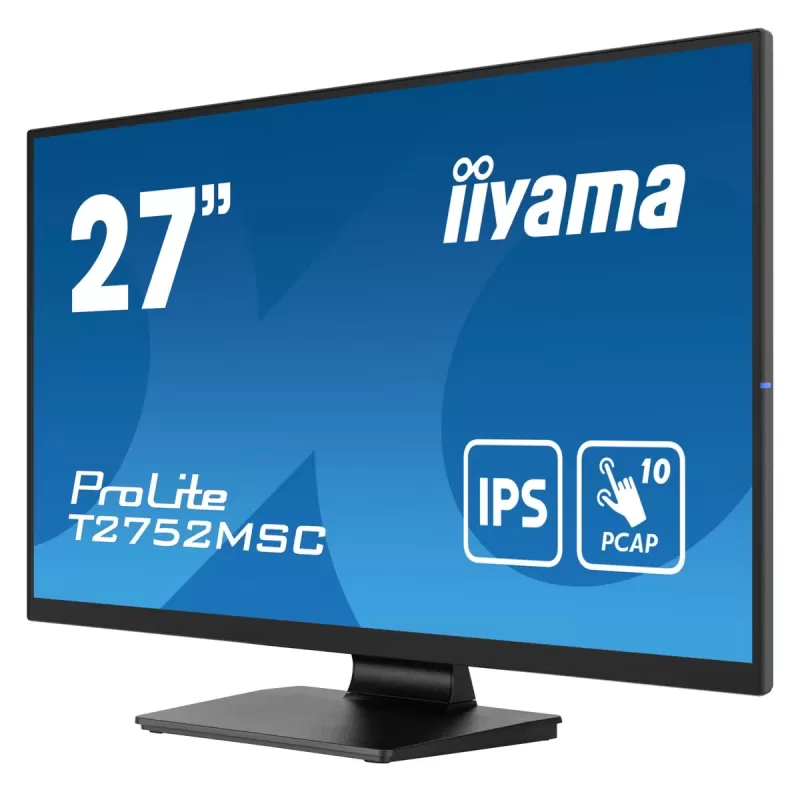 Computer Monitor IIYAMA ProLite T2752MSC-B1 T2752MSC-B1 27" 60Hz FHD IPS Color:black Computer Monitor IIYAMA ProLite T2752MSC-B1 T2752MSC-B1 27" 60Hz FHD IPS Color:black