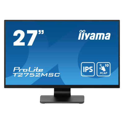 Computer Monitor IIYAMA ProLite T2752MSC-B1 27" 60Hz FHD IPS Color:black Computer Monitor IIYAMA ProLite T2752MSC-B1 27" 60Hz FHD IPS Color:black