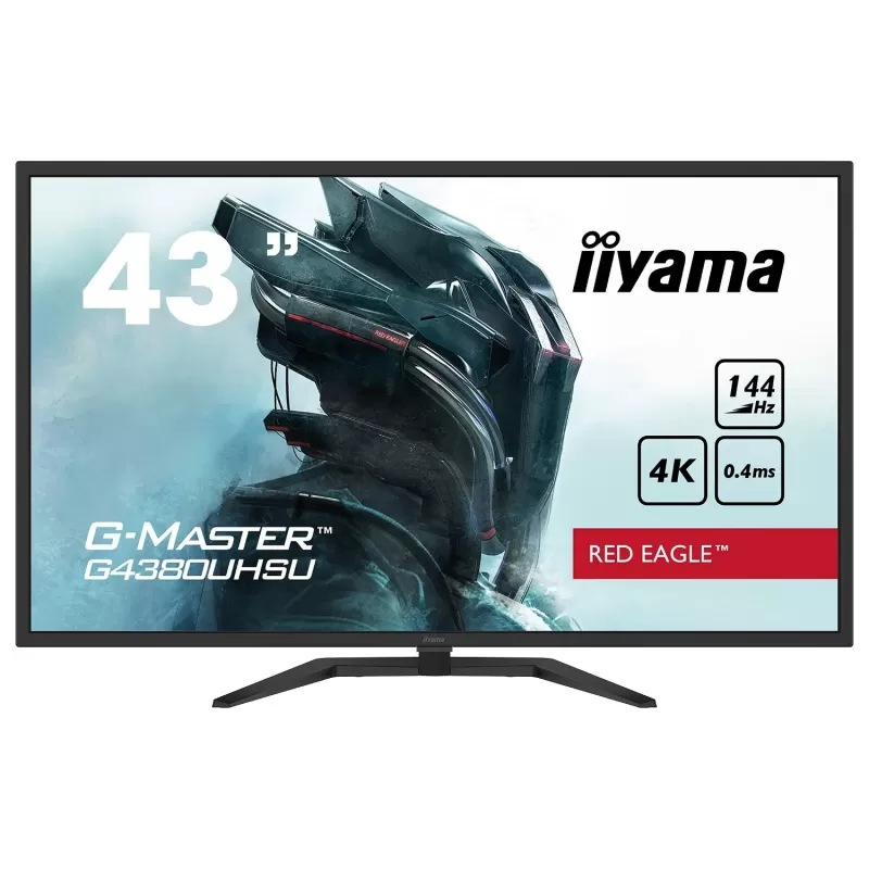 Gaming Monitor IIYAMA G-MASTER G4380UHSU-B1 G4380UHSU-B1 43" 144Hz 4K, UHD VA Color:black Gaming Monitor IIYAMA G-MASTER G4380UHSU-B1 G4380UHSU-B1 43" 144Hz 4K, UHD VA Color:black
