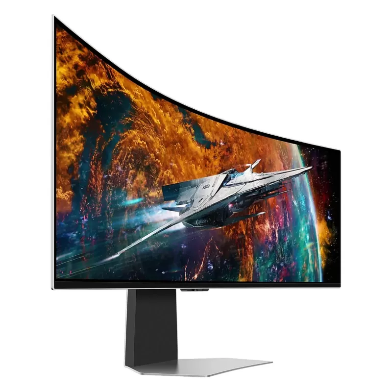 Игровой Монитор Samsung S49CG954SU 49" DQHD 240Hz 0.03ms OLED 1800R S49CG954SU изогнутый 5K, UHD Цвет:серебряный - параллельный импортер