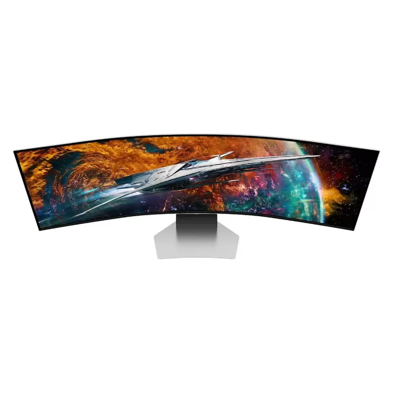 Игровой Монитор Samsung S49CG954SU 49" DQHD 240Hz 0.03ms OLED 1800R S49CG954SU изогнутый 5K, UHD Цвет:серебряный - параллельный импортер
