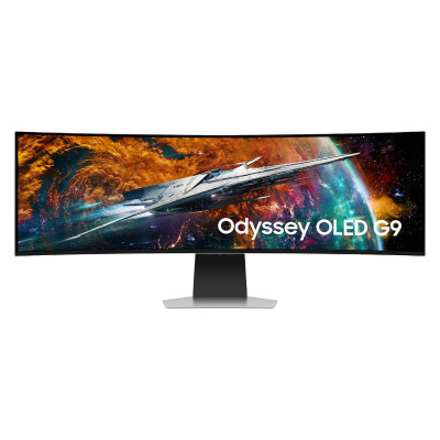 מסך גיימינג Samsung S49CG954SU 49" DQHD 240Hz 0.03ms OLED 1800R קעור 5K, UHD - יבואן מקביל