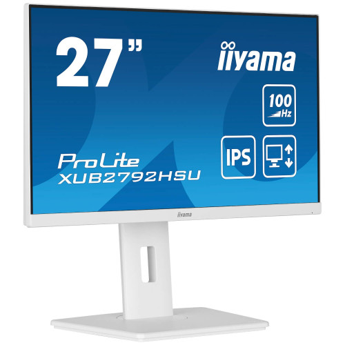 מסך גיימינג IIYAMA ProLite XUB2792HSU-W6 27" 100Hz FHD IPS צבע לבן