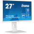 מסך גיימינג IIYAMA ProLite XUB2792HSU-W6 27" 100Hz FHD IPS צבע לבן