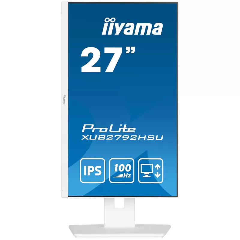 Computer Monitor IIYAMA ProLite XUB2792HSU-W6 XUB2792HSU-W6 27" 100Hz FHD IPS Color:white