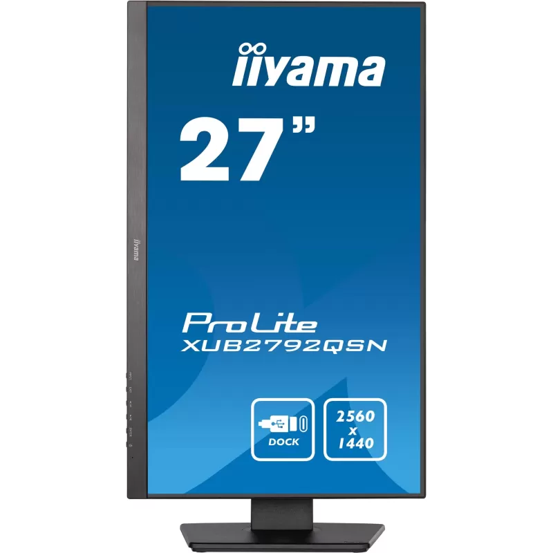 Computer Monitor IIYAMA ProLite XUB2792QSN-B5 XUB2792QSN-B5 27" 75Hz 2K, QHD IPS Color:black