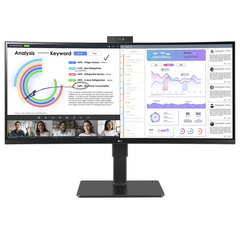 Монитор для ПК LG 34BQ77QC-B 34' UltraWide IPS WQHD 60Hz 5ms 3800R 34BQ77QC-B 34" 2K, QHD - параллельный импортер Монитор для ПК LG 34BQ77QC-B 34' UltraWide IPS WQHD 60Hz 5ms 3800R 34BQ77QC-B 34" 2K, QHD - параллельный импортер